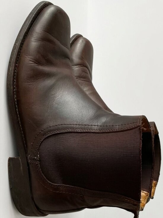 Frye Men\'s Brown Leather Chelsea Boots size 9 main image 4